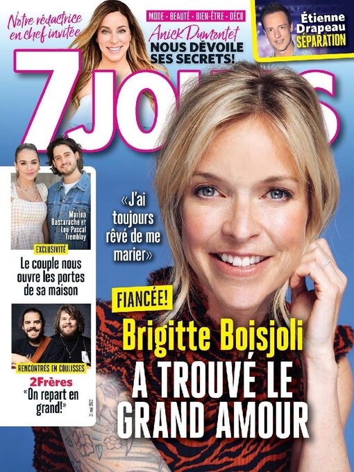 Détails du titre pour 7 Jours par TVA Publications Inc. - Disponible